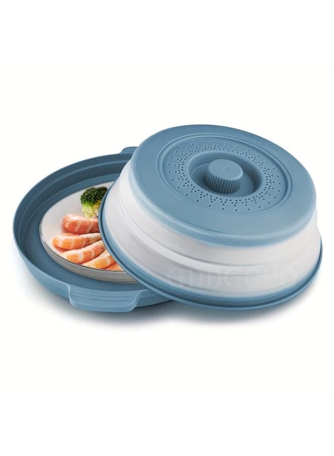 غطية واقية من تناثر الميكروويف مع صينية مجموعة خالية من مادة BPA مصنوعة من مادة البولي بروبيلين الأخضر - Image 1
